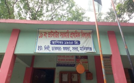 শিক্ষিকাদের খেয়াল খুশিমত চালাচ্ছে মানিকগঞ্জে ভাটবাউর সরকারি প্রাথমিক বিদ্যালয় 